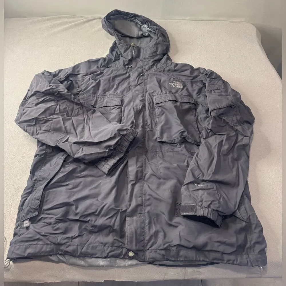 The North Face Men's Gray Jacket Vintage Size XXL